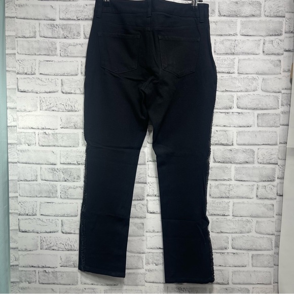 NYDJ Skinny Tuxedo Strip Stretch Tummy Control Jeans 6 - Picture 2 of 10